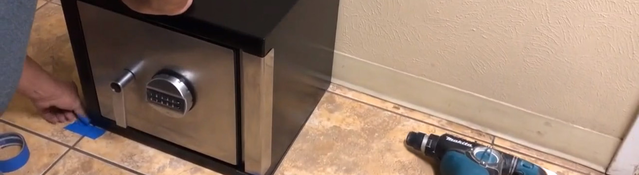 Крепление сейфов