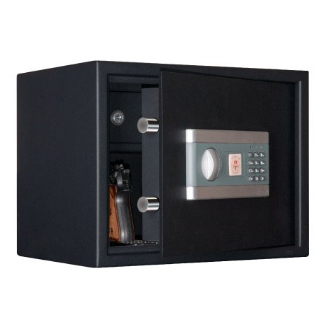 Сейф AGATE AS 3038 EL. Цвет черный дымчатый.