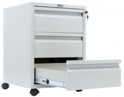Мобильная тумба Практик BFC-66/3 (с открытым нижним ящиком)