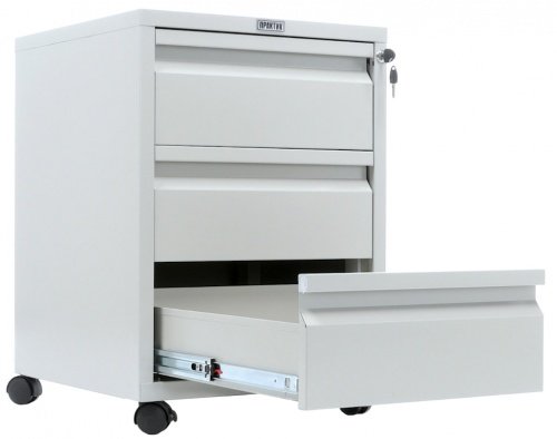 Мобильная тумба Практик BFC-66/3 (с открытым нижним ящиком)