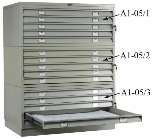 Картотечный модуль Практик: А1-05/1 + А1-05/2 + А1-05/3