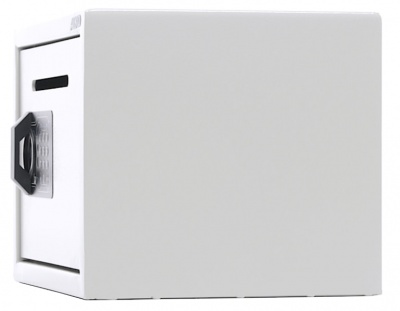 Сейф Aiko TD 23 EL (вид сбоку, притопленная дверь, ручка замка)