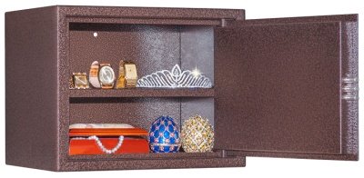 Сейф AGATE AS 3038 K — открытый. Цвет медный антик.