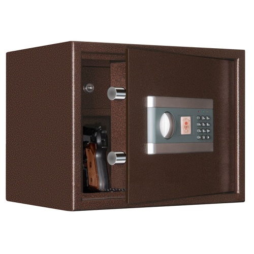 Сейф AGATE AS 3038T EL - открытый. Цвет медный антик.