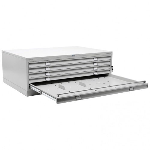 Картотечный шкаф Практик А0-05/0 (открытый ящик, прижимная планка, 2 разделителя)