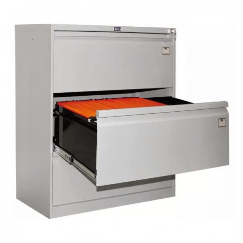 Шкаф картотечный AMF-1091/3 (с открытым ящиком, подвесными папками А4)