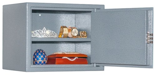 Сейф AGATE AS 3038 K — открытый. Цвет серый с эффектом молотковой эмали.