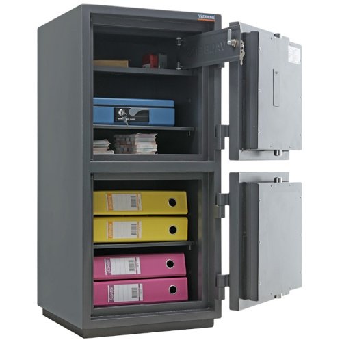 Сейф Кварцит 90Т/2 EL (внутреннее устройство, ригельный механизм)