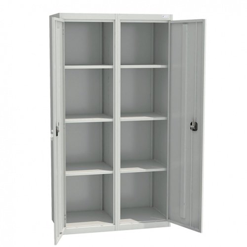 Архивный шкаф ШХА-100(50) - открытый, внутреннее устройство.