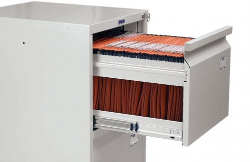 Ящик картотеки А-42 с подвесными папками А4.