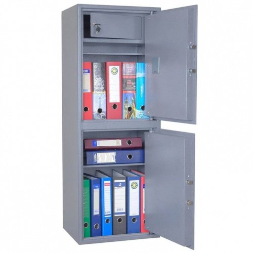 Сейф ШБМ 120/2Э (открытый, внутреннее устройство)