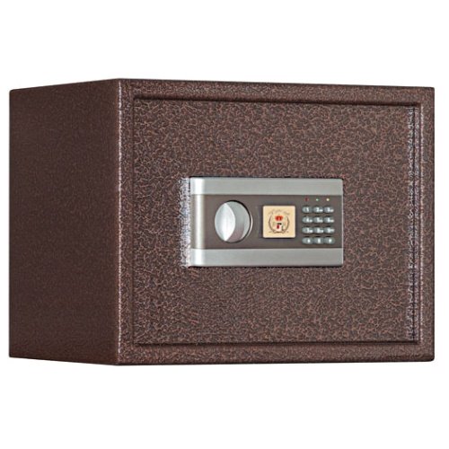 Сейф AGATE AS 3038 EL — закрытый. Цвет медный антик.