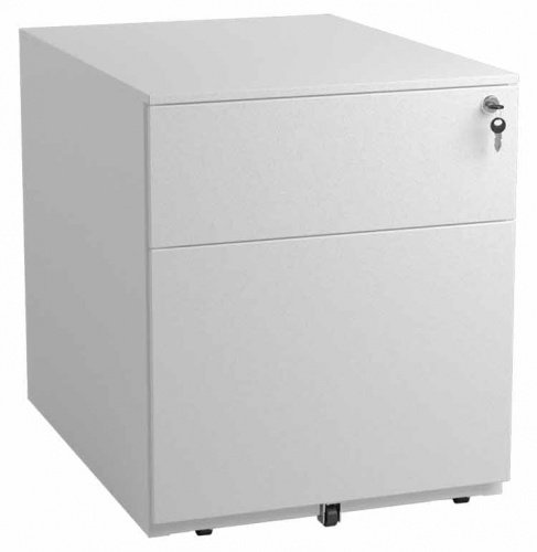 Тумба офисная NP-404 FL, цветовая схема RAL 9016 под заказ.