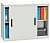 Архивный металлический шкаф купе ALS-8812