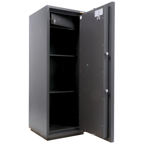 Сейф Кварцит 120Т EL (внутреннее устройство, ригельный механизм)