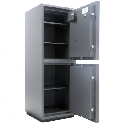 Сейф Кварцит 120Т/2 EL (внутреннее устройство, ригельный механизм)