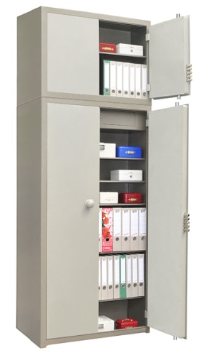 Антресоль D-ANT.500 G установленная на сейфовый шкаф D-81.500 G.