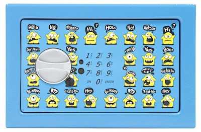 Детский сейф Т-170 EL (SMILE) — принт на двери.