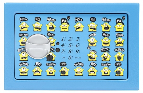 Детский сейф Т-170 EL (SMILE) — принт на двери.