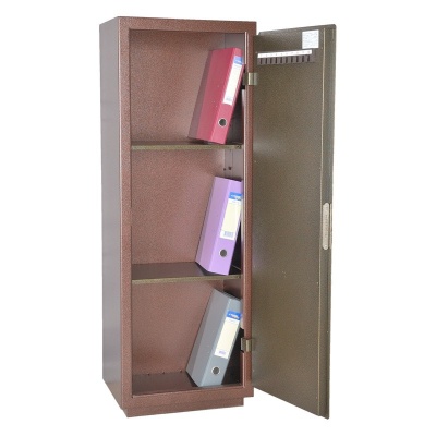 Бухгалтерский сейф Меткон МБ-19 (открытый, внутреннее устройство)