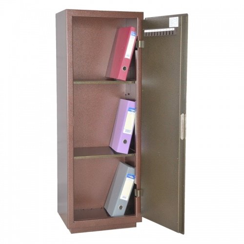 Бухгалтерский сейф Меткон МБ-19 (открытый, внутреннее устройство)