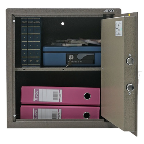 Сейф Aiko ТМ-46 — открытый, вид спереди.