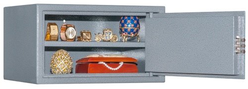 Сейф AGATE AS 2340 K — открытый. Цвет серый с эффектом молотковой эмали.