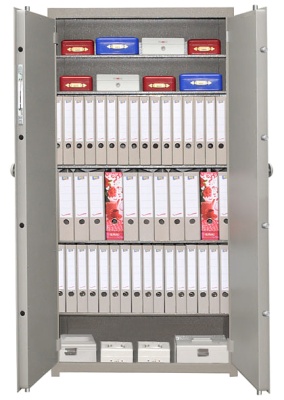 Сейфовый шкаф D-81 EL (открытый, вид спереди)