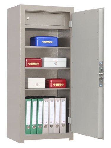 Сейф офисный D-21.074 (внутреннее устройство, цвет №38 муар).