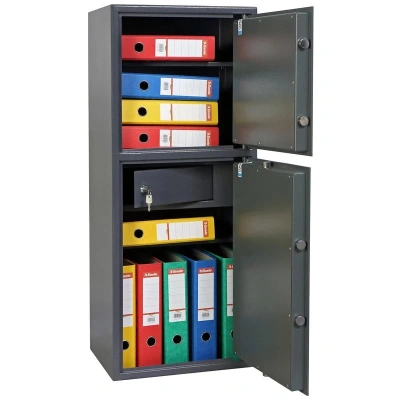 Сейф Onix NTL-40M/62Мs (внутреннее устройство секций)