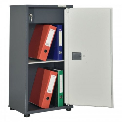 Шкаф Меткон ШМ-90ТМ2Э (открытый, с папками внутри)