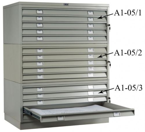 Картотечный модуль Практик: А1-05/1 + А1-05/2 + А1-05/3