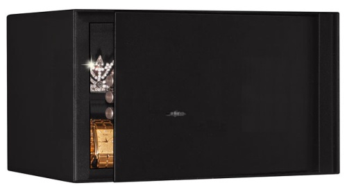 Мебельный сейф М-17. Цвет чёрный матовый.