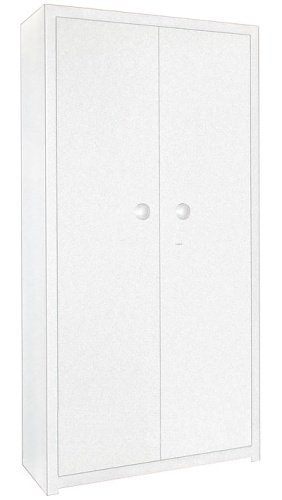 Сейфовый шкаф D-82G — закрытый, бело-серебристый (цвет 28)