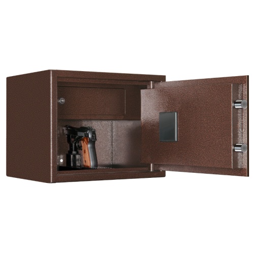 Сейф AGATE AS 3038T EL - открытый. Цвет медный антик.