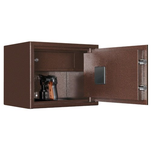 Сейф AGATE AS 3038T EL - открытый. Цвет медный антик.