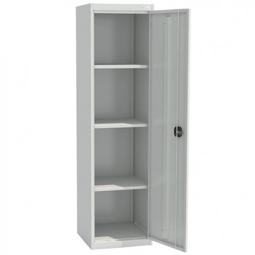 Архивный шкаф ШХА-50(50) - открытый, внутреннее устройство.