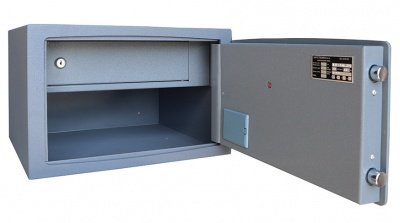 Сейф SAFEtronics NTL-24MEs (открытый, внутри кассовое отделение)