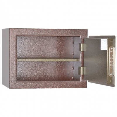 Бухгалтерский сейф Меткон МБ-10Г (открытый, внутреннее устройство)