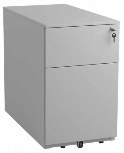 Тумба NP-304 FL, цветовая схема RAL 9006 под заказ.