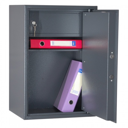 Сейф ШБМ 65МК (открытый, внутреннее устройство)