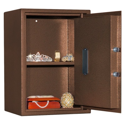 Сейф AGATE AS 5EL (цвет медный антик) — внутреннее устройство.