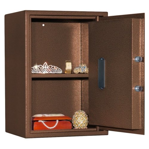 Сейф AGATE AS 5EL (цвет медный антик) — внутреннее устройство.