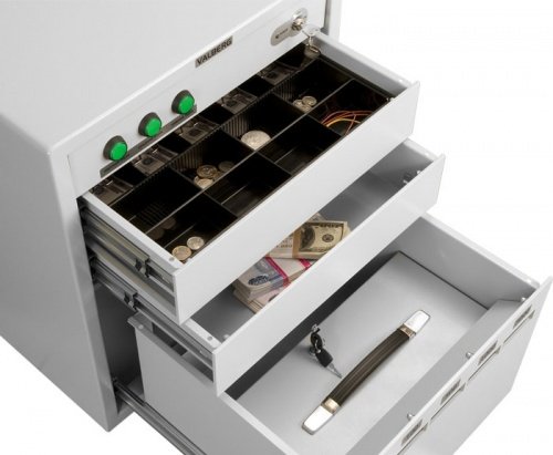 Темпокасса TCS-110 c открытыми ящиками (закрытой кассетой)