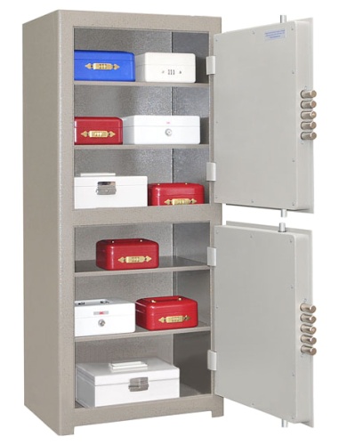 Сейф D-22G (открытый со всеми полками, цвет №38 муар)