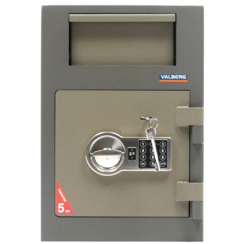 Депозитный сейф Valberg ASD-19 EK (закрытый, вид спереди)