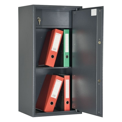 Сейф офисный Меткон ШБМ 90 (открытый, с папками)