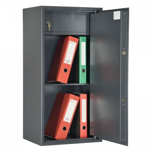 Сейф офисный Меткон ШБМ 90 (открытый, с папками)
