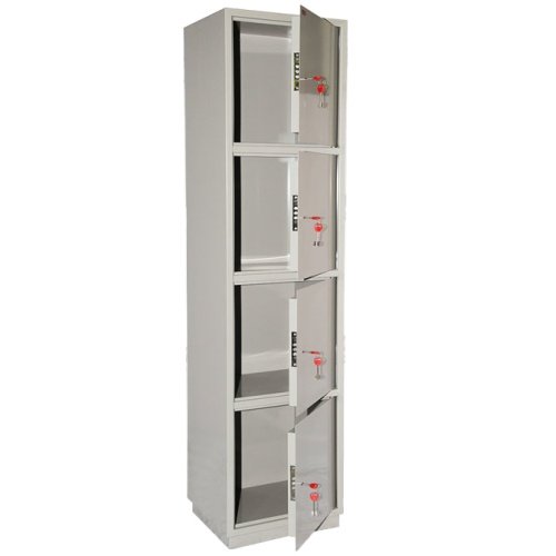 Бухгалтерский шкаф КБС-06 — открытый, внутреннее устройство.