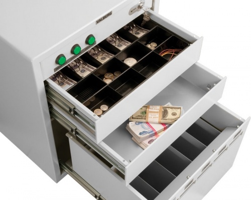 Темпокасса TCS-108 c открытыми ящиками